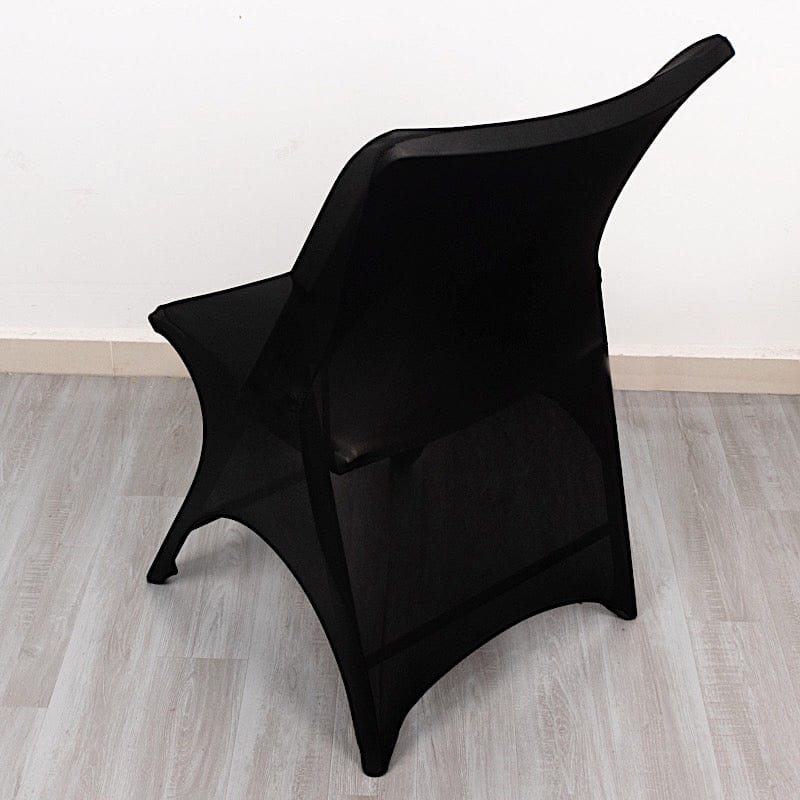 Premium Spandex Folding Chair Cover with 3-Way Open Arch