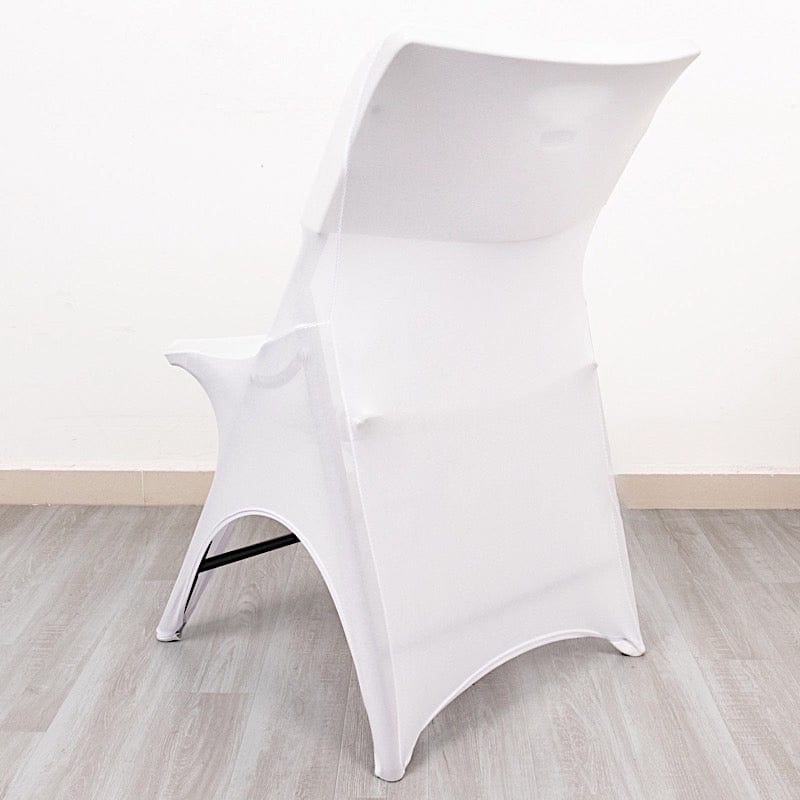 Premium Spandex Folding Chair Cover with 3-Way Open Arch