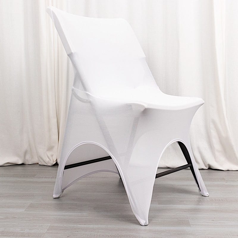 Premium Spandex Folding Chair Cover with 3-Way Open Arch