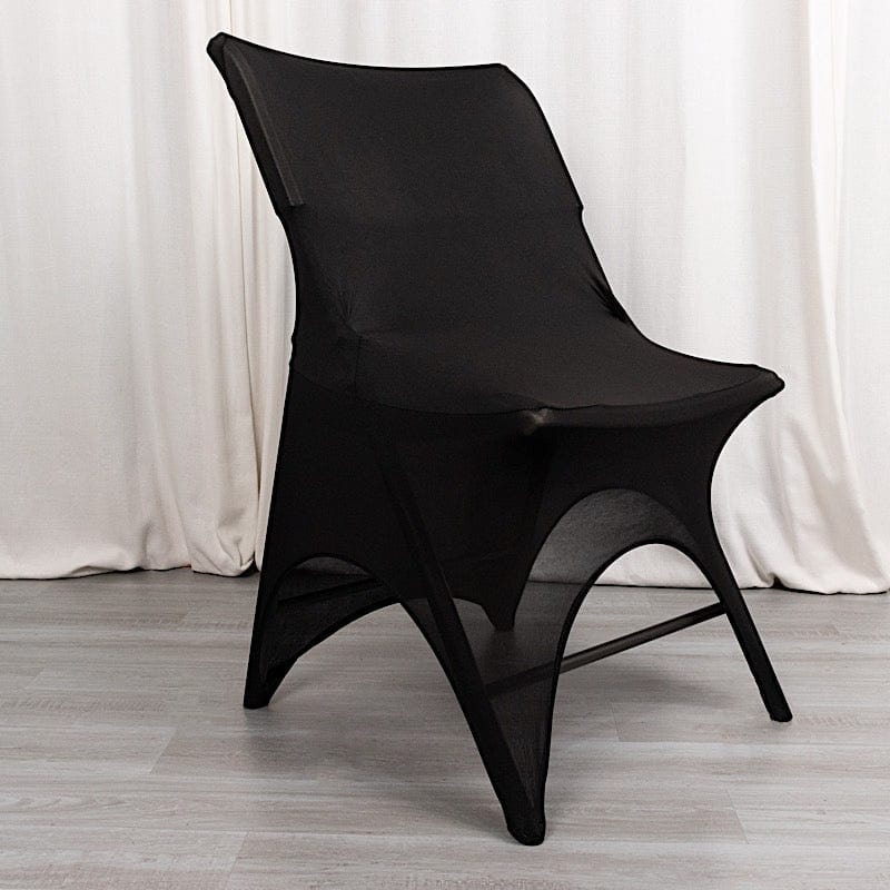 Premium Spandex Folding Chair Cover with 3-Way Open Arch