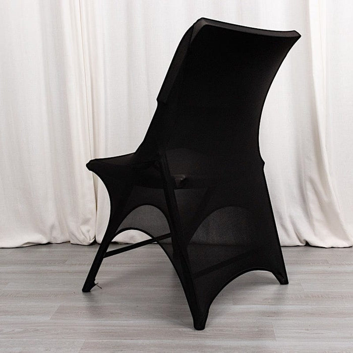 Premium Spandex Folding Chair Cover with 3-Way Open Arch