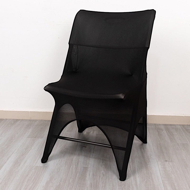 Premium Spandex Folding Chair Cover with 3-Way Open Arch