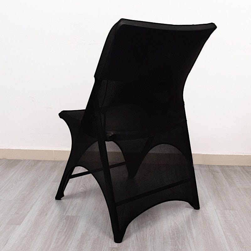 Premium Spandex Folding Chair Cover with 3-Way Open Arch