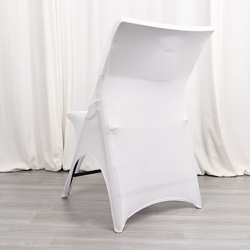 Premium Spandex Folding Chair Cover with 3-Way Open Arch