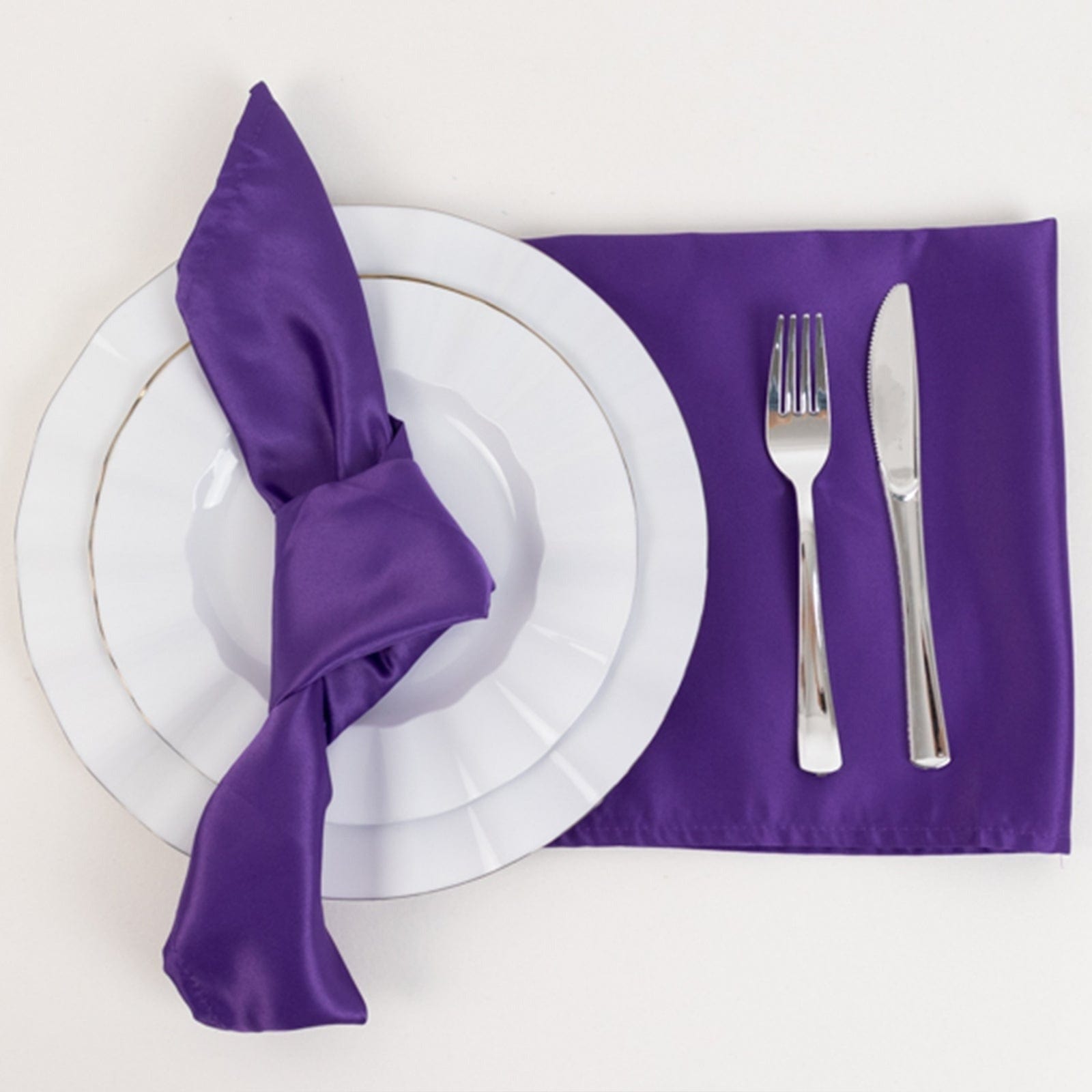 5 Lamour Satin Napkins