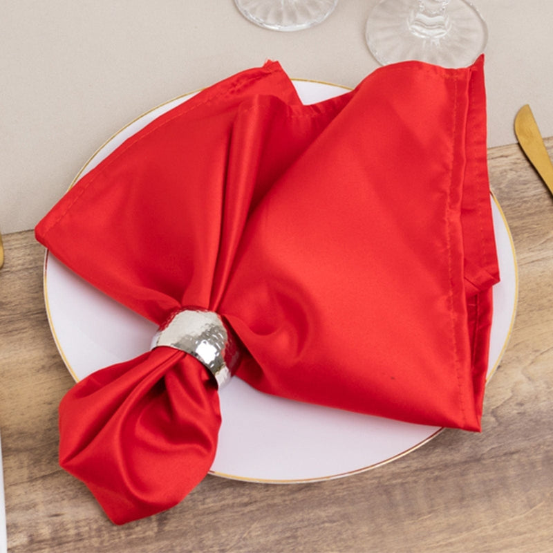 5 Lamour Satin Napkins