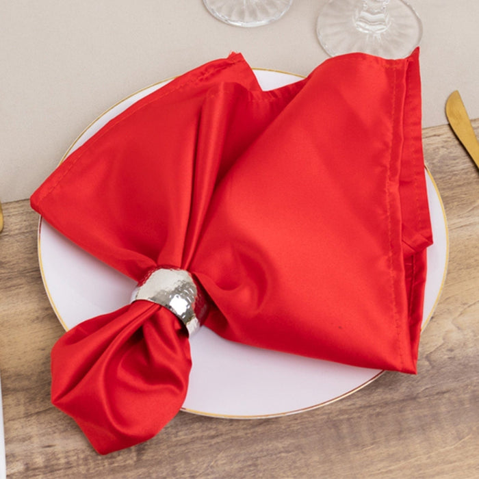 5 Lamour Satin Napkins