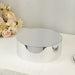 Round Acrylic Cake Stand Pedestal Riser with Hollow Bottom - Clear