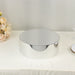 Round Acrylic Cake Stand Pedestal Riser with Hollow Bottom - Clear