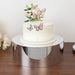 Round Acrylic Cake Stand Pedestal Riser with Hollow Bottom - Clear