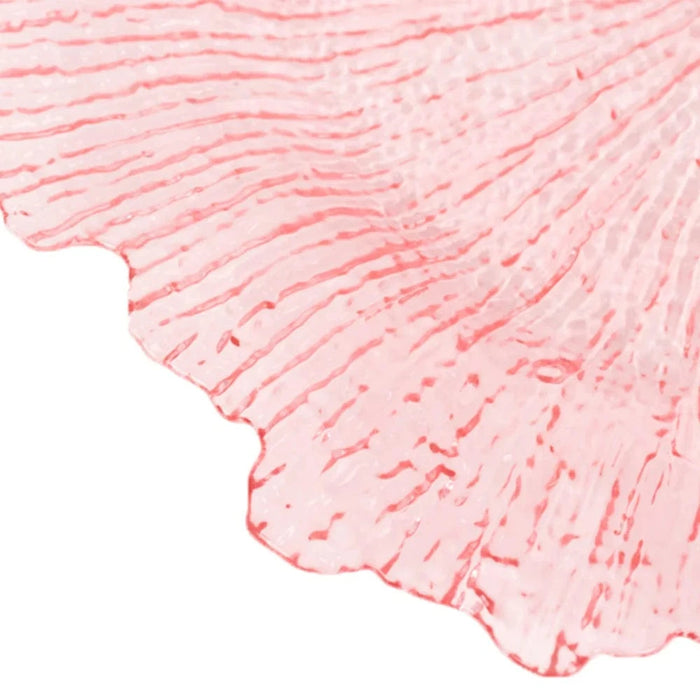 6 pcs 13" Round Textured Charger Plates