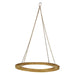 Round Hanging Metal Floral Chandelier Frame - Gold CHDLR_HANG03_32_GOLD