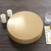 Round Metal Pedestal Cake Stand with Rhinestones