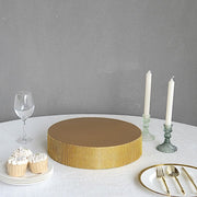 Round Metal Pedestal Cake Stand with Rhinestones