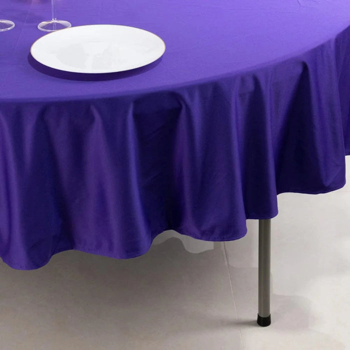90" Premium Scuba Round Tablecloth