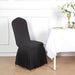 Ruffle Pleated Skirt Fitted Spandex Banquet Chair Cover