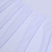 Ruffle Pleated Skirt Fitted Spandex Banquet Chair Cover