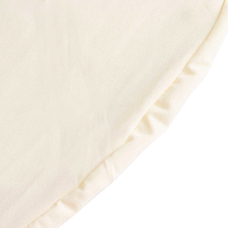 Ruffle Pleated Skirt Fitted Spandex Banquet Chair Cover