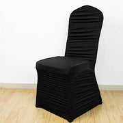 Ruffled Fitted Spandex Banquet Chair Cover