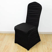 Ruffled Fitted Spandex Banquet Chair Cover