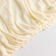 Ruffled Fitted Spandex Banquet Chair Cover