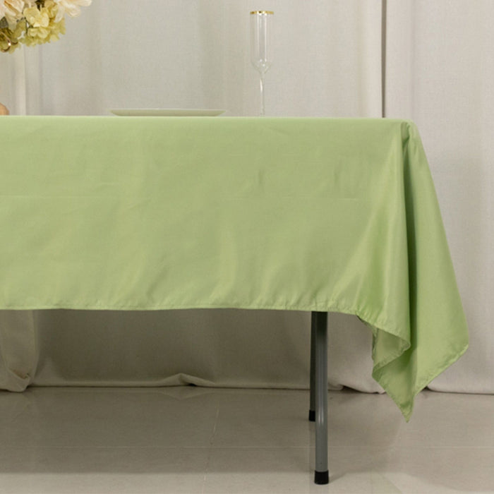 60" x 102" Lamour Satin Rectangular Tablecloth