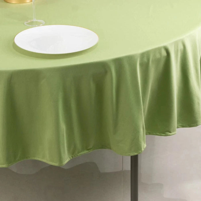 90" Premium Scuba Round Tablecloth