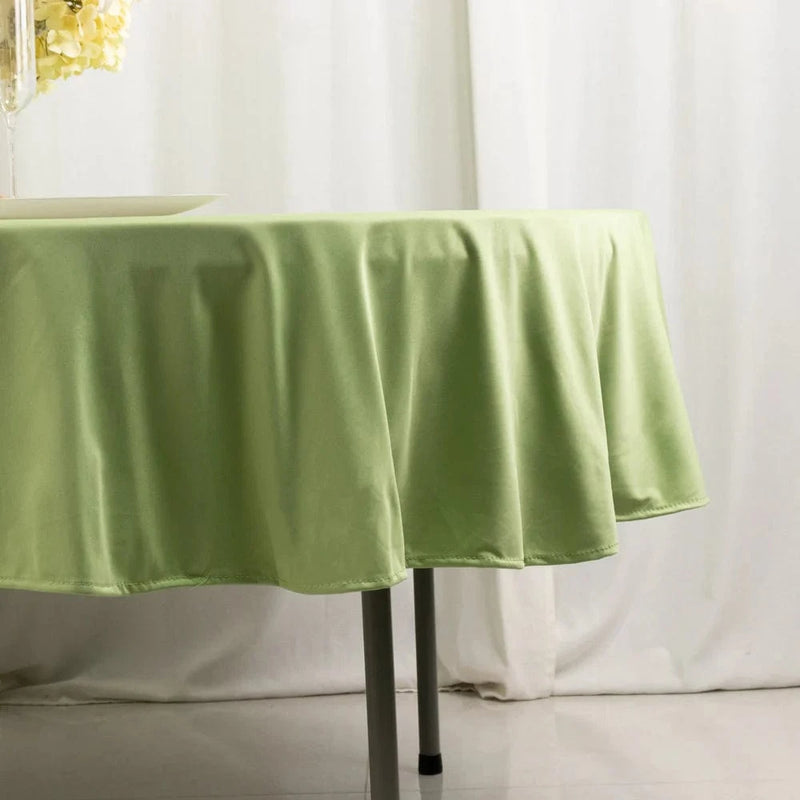 90" Premium Scuba Round Tablecloth