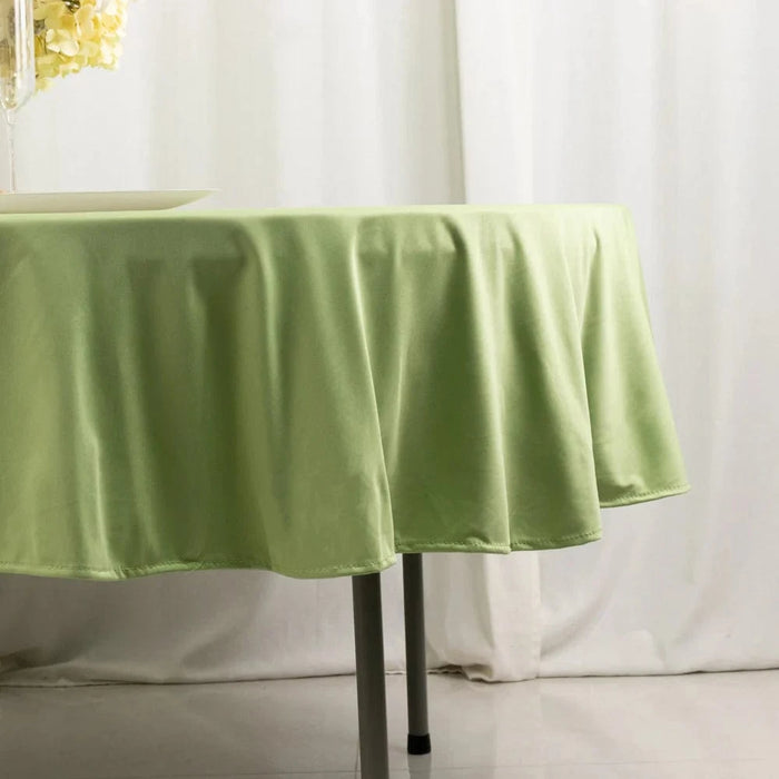 90" Premium Scuba Round Tablecloth