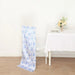 Satin Chiavari Chair Slipcover with Chinoiserie Floral Print - White and Blue SLIP_STN_FLOR_BLUE