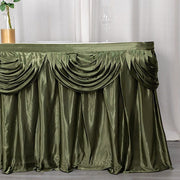 Satin Classic Drape Table Skirt