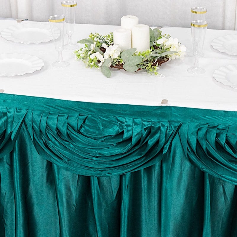 Satin Classic Drape Table Skirt
