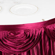 Satin Classic Drape Table Skirt