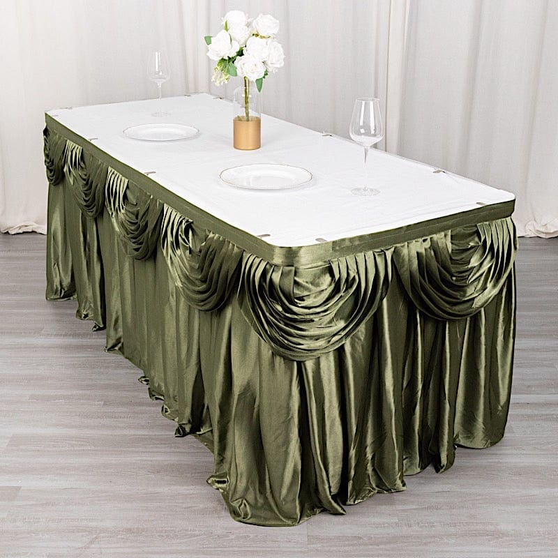 Satin Classic Drape Table Skirt SKT_06_DSG_14
