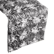 Satin Ribbon Roses Table Runner