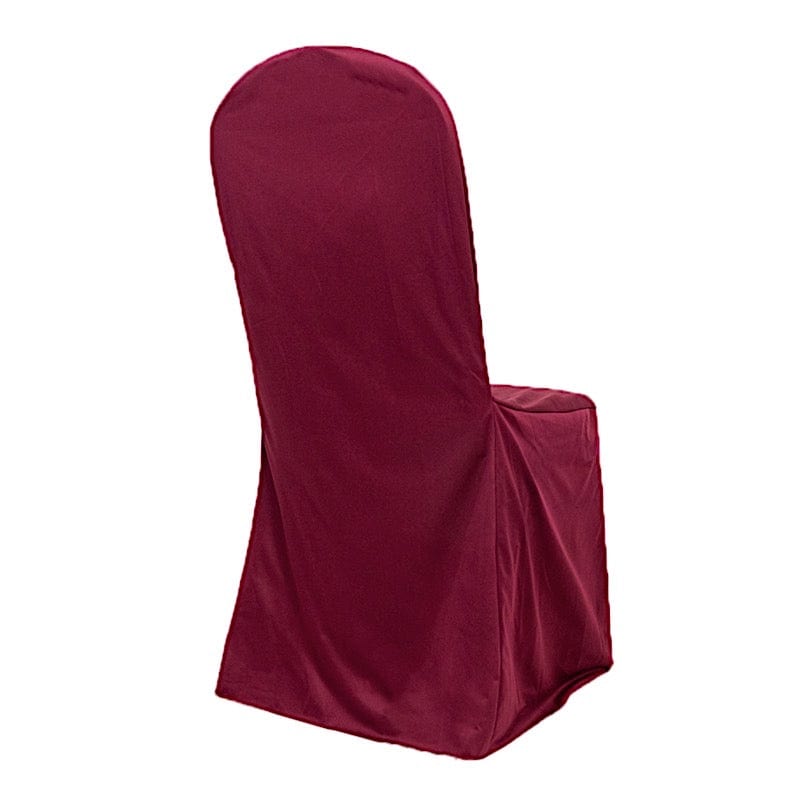 Scuba Stretch Chair Cover Wedding Party Decorations CHAIR_SCUBA_BURG