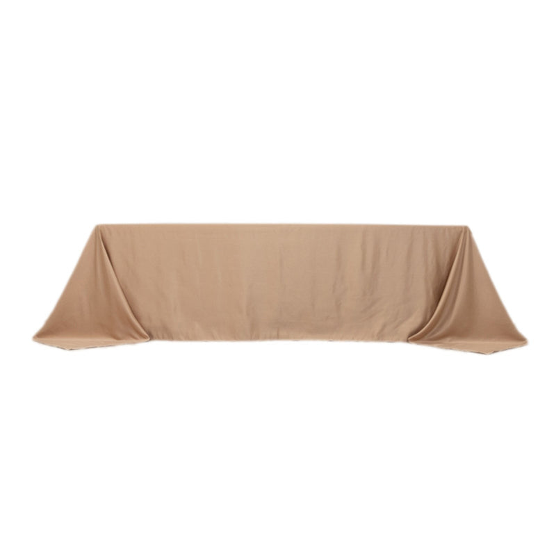 90" x 156" Lamour Satin Rectangular Tablecloth