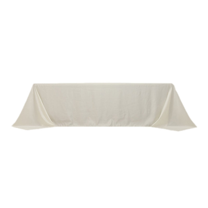 90" x 156" Lamour Satin Rectangular Tablecloth