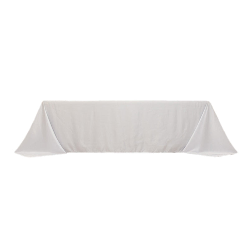 90" x 156" Lamour Satin Rectangular Tablecloth