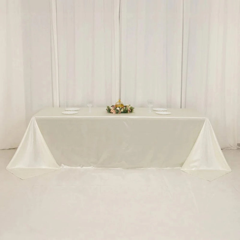 90" x 156" Scuba Polyester Rectangular Tablecloth