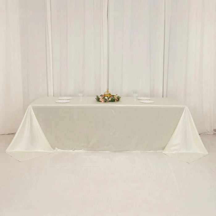 90" x 156" Scuba Polyester Rectangular Tablecloth