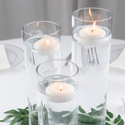 Set of 12", 14", 16" Premium Glass Cylinder Vases Centerpieces - Clear VASE_A3_SET02_CLR