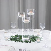 Set of 12", 14", 16" Premium Glass Cylinder Vases Centerpieces - Clear VASE_A3_SET02_CLR