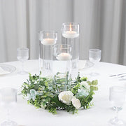 Set of 12", 14", 16" Premium Glass Cylinder Vases Centerpieces - Clear VASE_A3_SET02_CLR