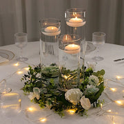 Set of 12", 14", 16" Premium Glass Cylinder Vases Centerpieces - Clear VASE_A3_SET02_CLR