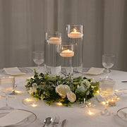 Set of 12", 14", 16" Premium Glass Cylinder Vases Centerpieces - Clear VASE_A3_SET02_CLR