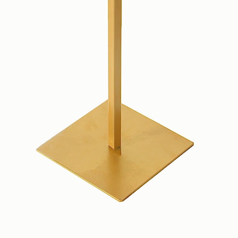 Set of 3 Metal Floral Chiara Arch Table Centerpiece with Rounded Top - Gold WOD_HOPMET06_SET_GOLD