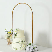 Set of 3 Metal Floral Chiara Arch Table Centerpiece with Rounded Top - Gold WOD_HOPMET06_SET_GOLD