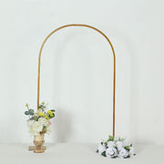 Set of 3 Metal Floral Chiara Arch Table Centerpiece with Rounded Top - Gold WOD_HOPMET06_SET_GOLD