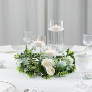 Set of 6", 8", 12" Premium Glass Cylinder Vases Centerpieces - Clear VASE_A3_SET01_CLR